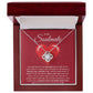 To My Soulmate Necklace: A Meaningful Gift for Your One True Love, Soulmate Gift, Love Necklace Gifts Hers, Gift For Love Of My Life SNJW23-270213