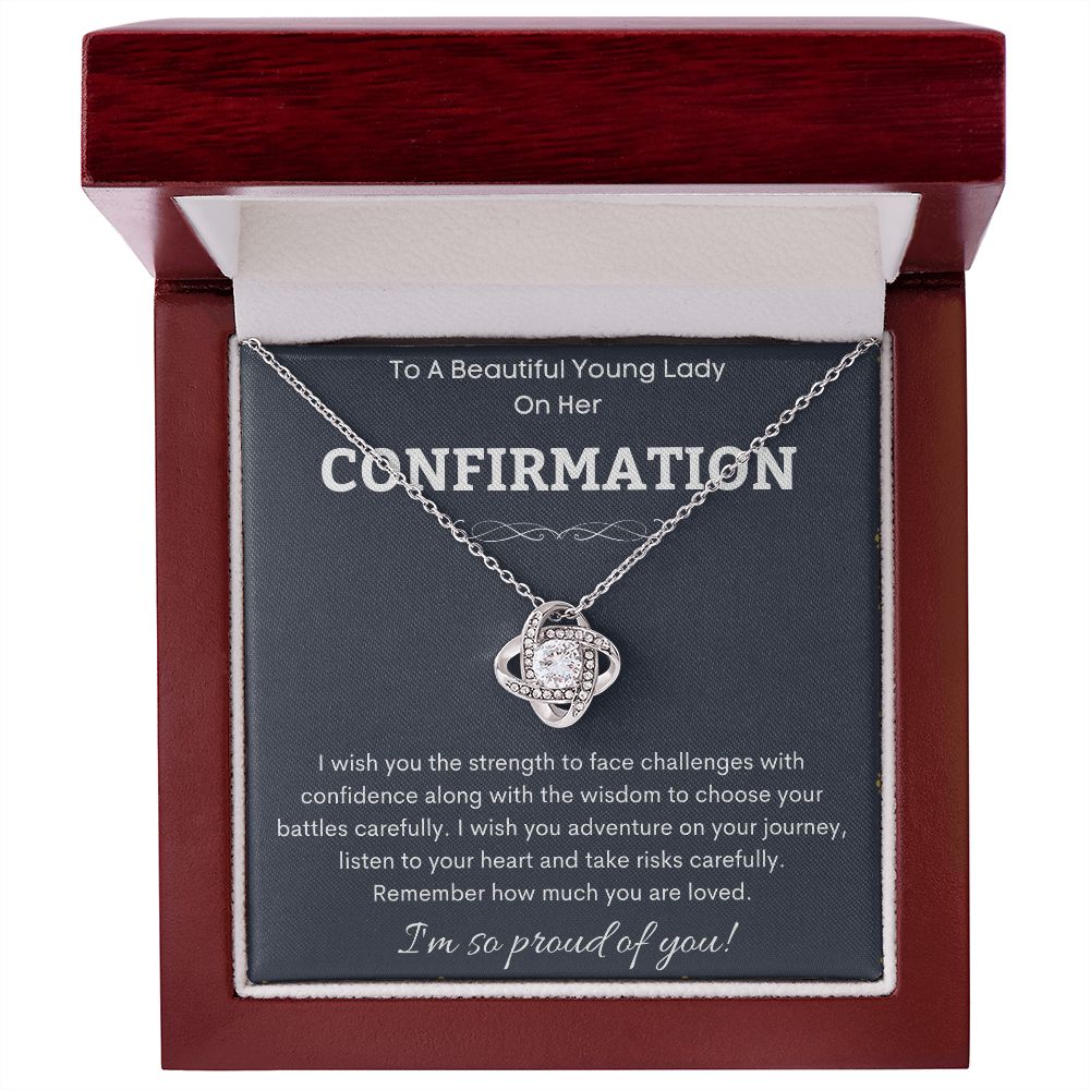Celebrate the Confirmation with a Meaningful Gift, Confirmation Necklace Gift, Baptism Gift, Confirmation Necklace, Christian Necklace Gift, First Communion Gift, Goddaughter Gif SNJW23-280202