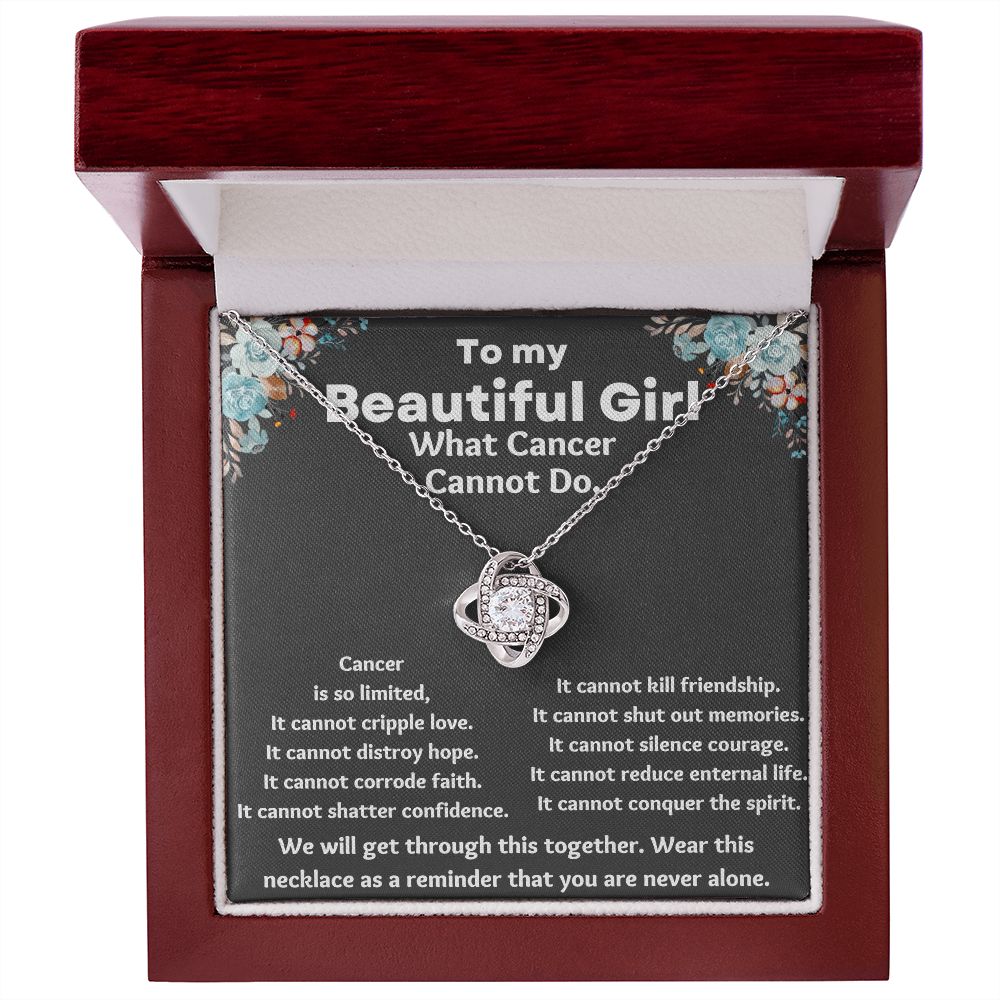 Cancer Gifts for Women: Inspirational Necklace for Chemo and Radiation Patients