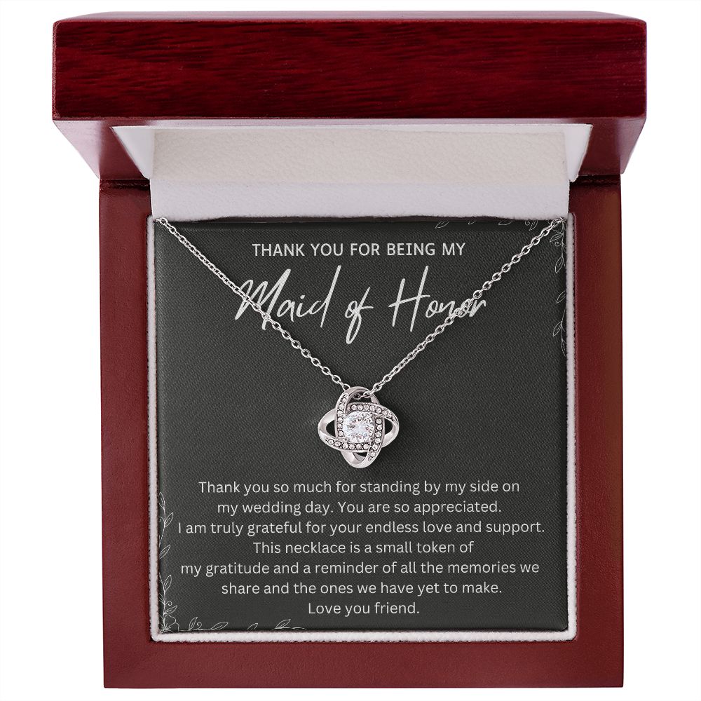 Gifts from Maid of Honor to Bride - Show Your Love with this Stunning Necklace - Say Thank You with a Thoughtful Necklace Personalize