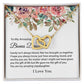 Bonus Daughter Gift, To my Bonus Daughter, Step daughter Gifts from Stepmom, Stepdaughter Gift, Bonus Daughter, Bonus Daughter Necklace JWSN110739 (Custom)