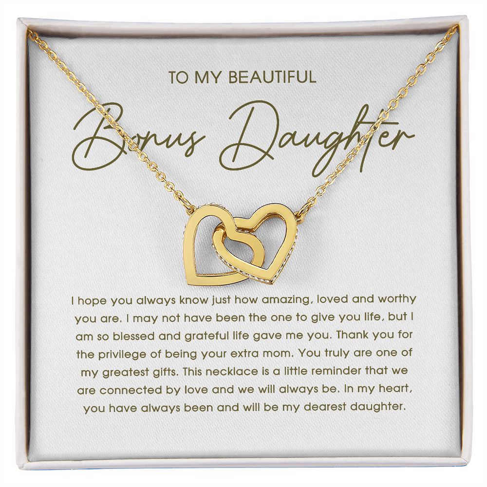 Bonus Daughter Necklace, Bonus Daughter Gifts, Stepdaughter Gifts, Step Daughter Jewelry, B0BNYCRHMW