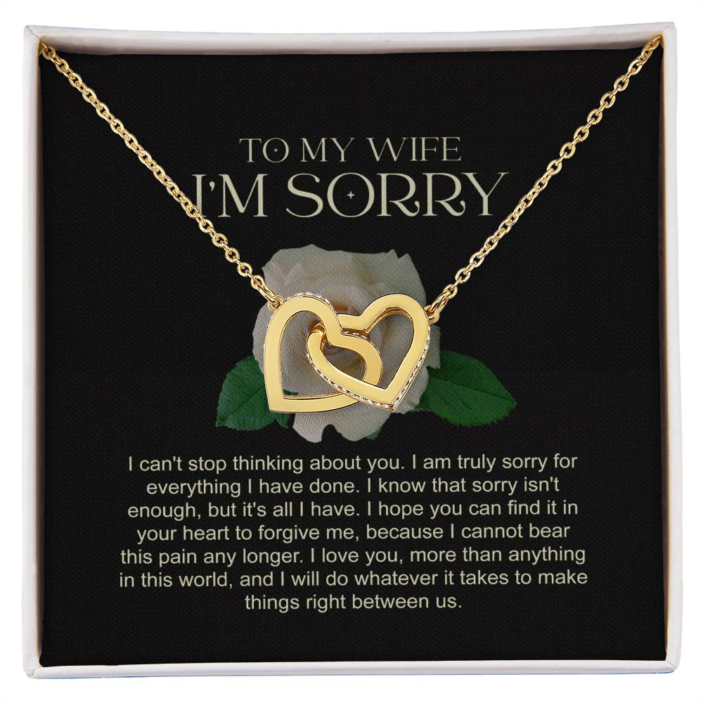 I'm Sorry Gift for Wife, Apology Gift for Her JWSN110639