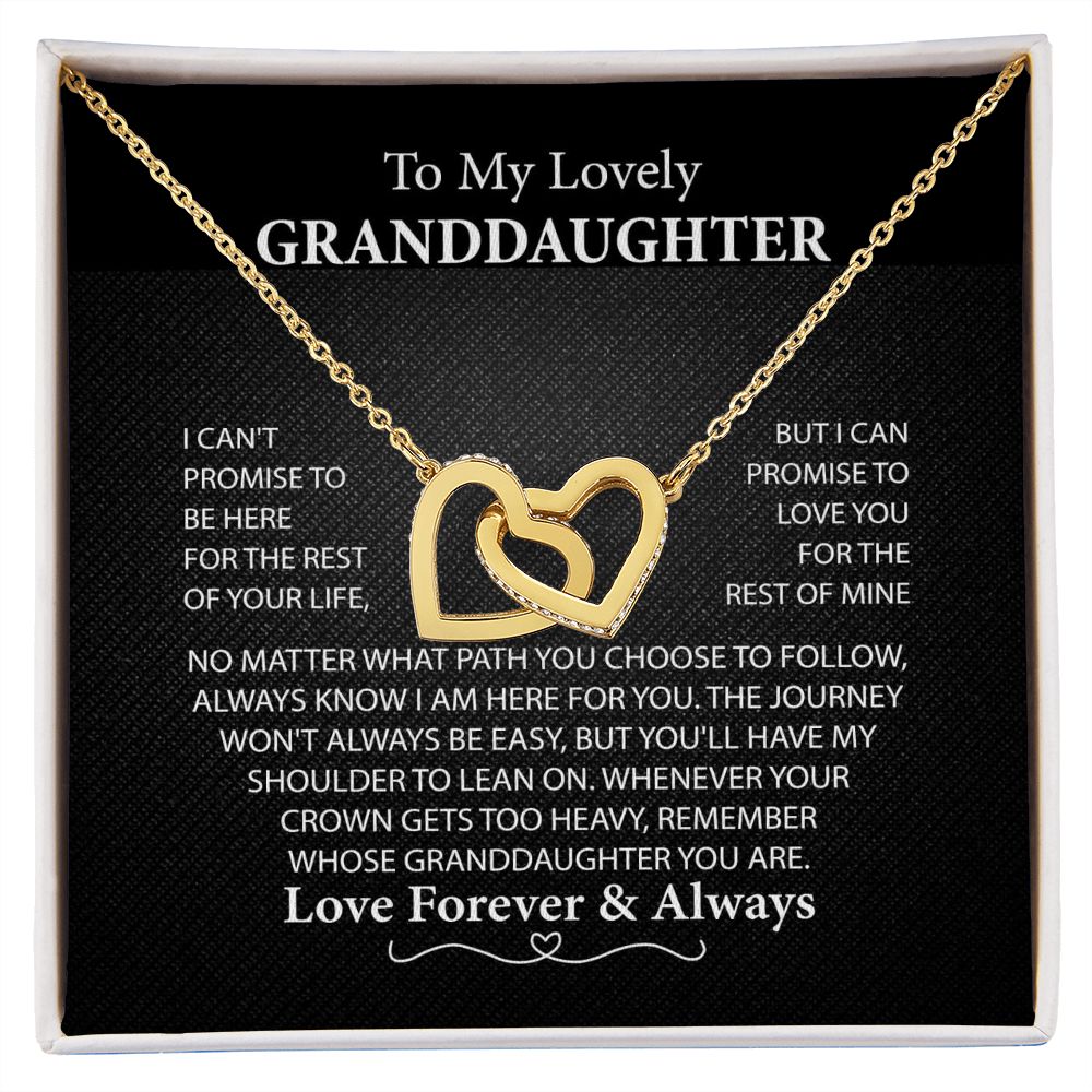 To My Lovely Granddaughter Necklace,B0BLTY75TG SPNKJW110426