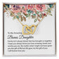 Bonus Daughter Gift, To my Bonus Daughter, Step daughter Gifts from Stepmom, Stepdaughter Gift, Bonus Daughter, Bonus Daughter Necklace JWSN-110739