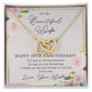 19th Anniversary Necklace Gift For Wife – 19 Years Wedding Jewelry Gift For Her – 19th Wedding Anniversary Wife Gift – 19 Years Anniversary Wedding Present
