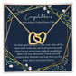 New US Citizen Gifts for Women, Interlocking Circle Necklace B0BMZB2FV6