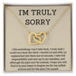 Heal the Hurt with Heartfelt I'm Sorry Gifts for Your Special Someone, Apology necklace, Forgiveness gift, I'm sorry necklace SNJW23-020311