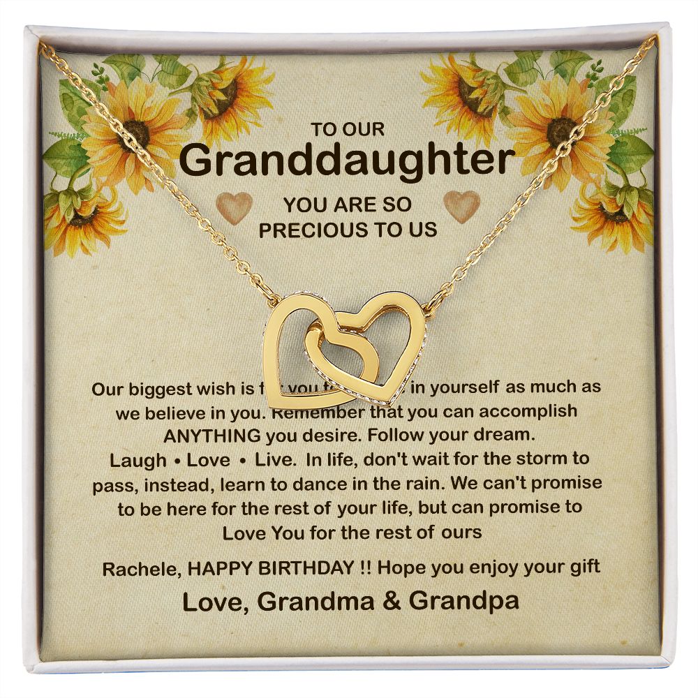 To My Granddaughter Necklace Rachele Casagrande