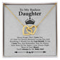 To My Badass Daughter Necklace From Dad, Badass Daughter Necklace Birthday Gift SNJW071203