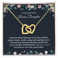 Bonus Daughter Gift, Birthday Gift to Bonus Daughter, Stepdaughter gift, stepdaughter necklace JWSN110752 B0BLP7FSVD