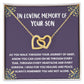 Loss of Son Memorial Jewelry - A Touching and Personal Gift for a Grieving Mother"