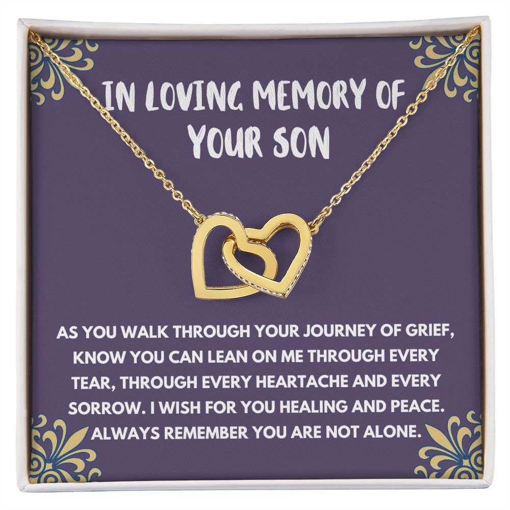 Loss of Son Memorial Jewelry - A Touching and Personal Gift for a Grieving Mother"