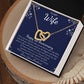 Happy 1st Anniversary - Create Lasting Memories with These Anniversary Gifts, Jewelry Card for Her, Best 1 Year Wedding Anniversary Gift Idea, Gift For Wife from Husband SNJW23-010312
