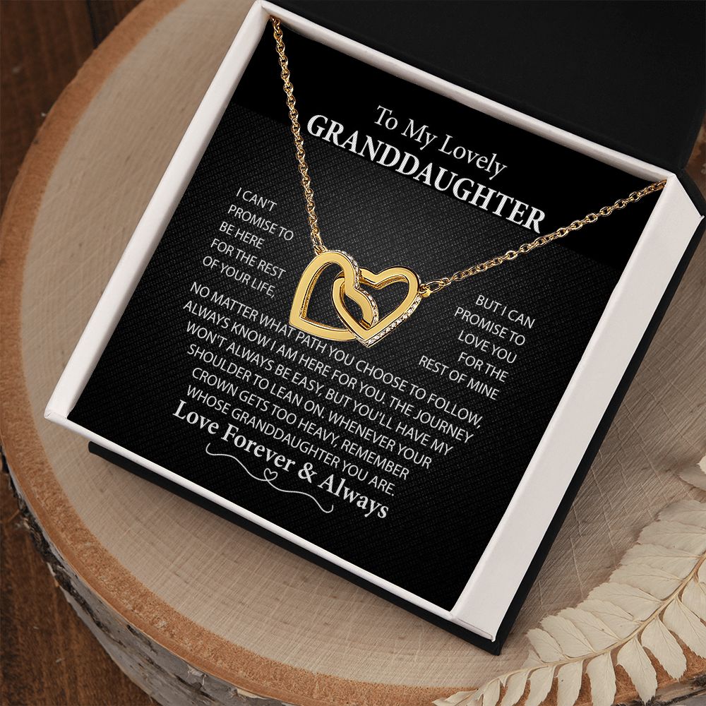To My Lovely Granddaughter Necklace,B0BLTY75TG SPNKJW110426