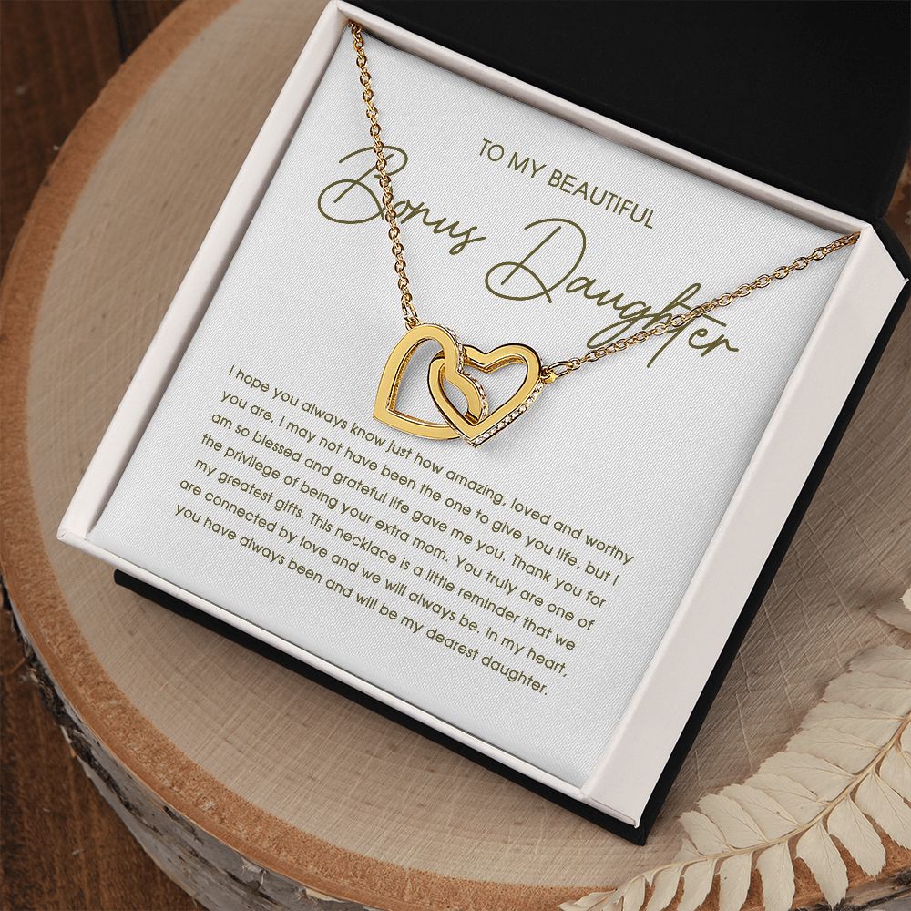 Bonus Daughter Necklace, Bonus Daughter Gifts, Stepdaughter Gifts, Step Daughter Jewelry, B0BNYCRHMW