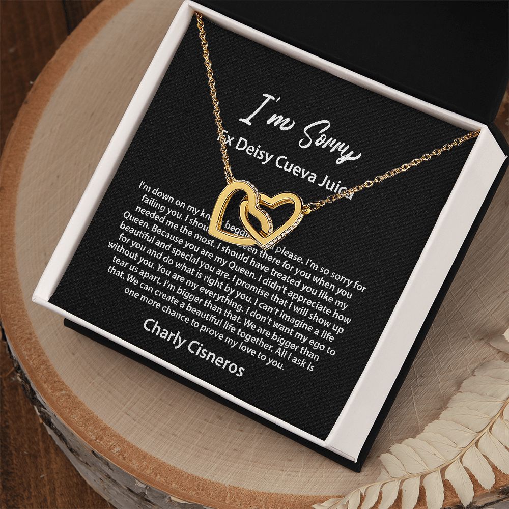I'm Sorry Gift, Apology Necklace Charly Cisneros