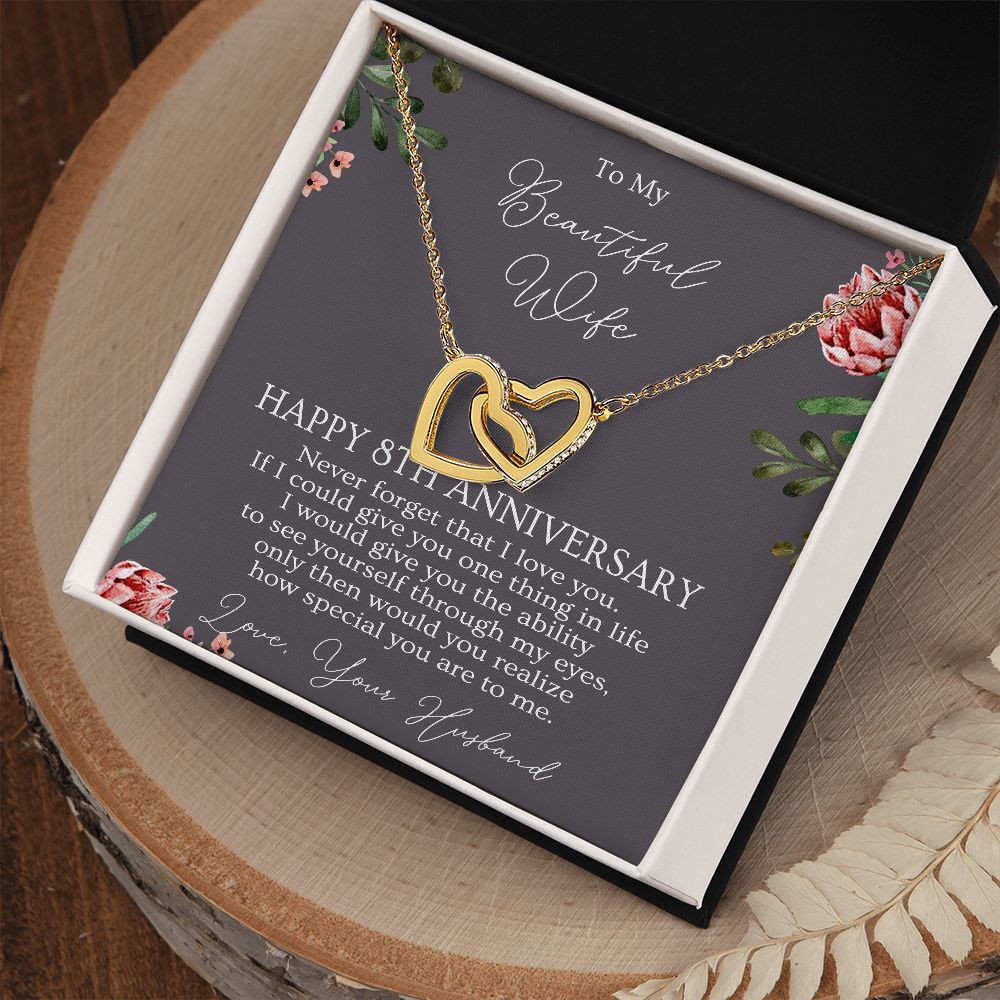 8th Anniversary Necklace Gift For Wife B0B1ZX9JC6