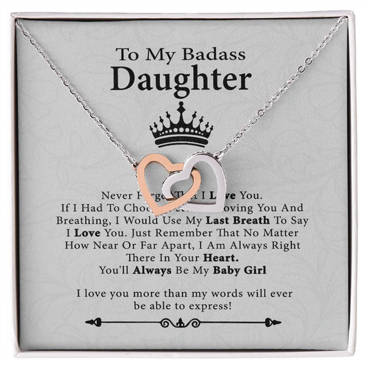 To my Badass Daughter Savannah whitlock