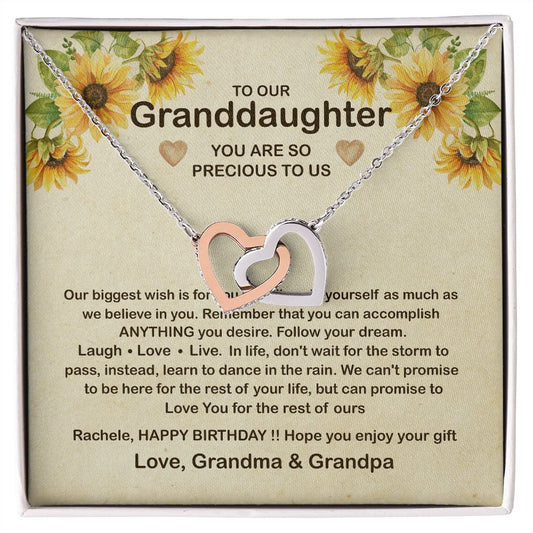 To My Granddaughter Necklace Rachele Casagrande