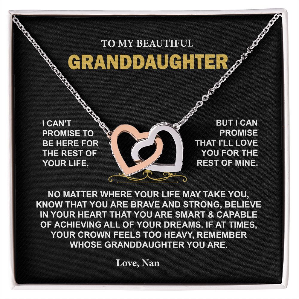 To My Granddaughter Necklace, from Nancy Hodges