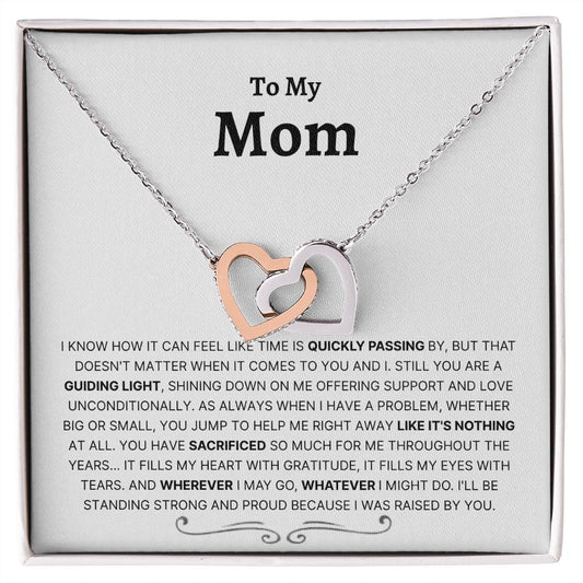 Mom Poem Necklace, Gift for Mom from Daughter B0BXSS8F47