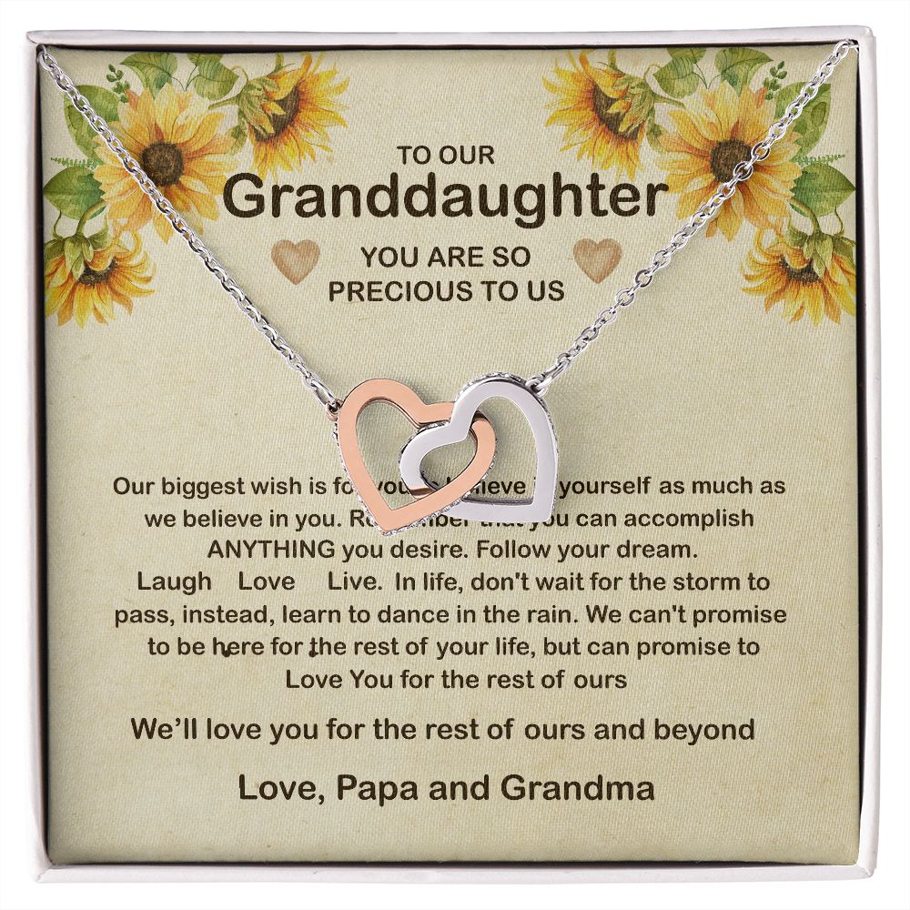 Our Granddaughter Necklace Gift Diana Habig