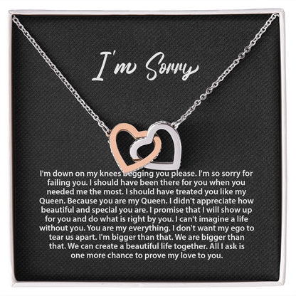I'm Sorry Necklace Gift for Her, Apology Card for Girlfriend Forgiveness Gift For Wife/Girlfriend, Gift To Say Your Sorry, B0BLLWXFBH  JWSN110628