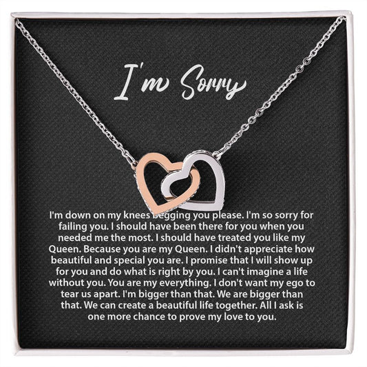 I'm Sorry Necklace Gift for Her, Apology Card for Girlfriend Forgiveness Gift For Wife/Girlfriend, Gift To Say Your Sorry, B0BLLWXFBH  JWSN110628