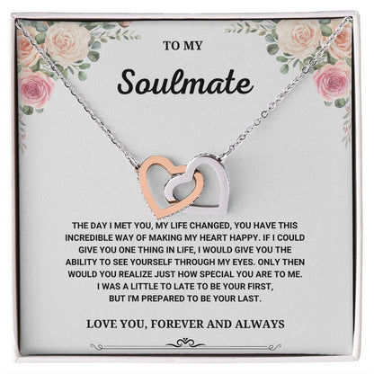 Soulmate Necklace for Women: An ElegantGift for Your Special Someone, Soulmate Gift, Love Necklace Gifts Hers, Gift For Love Of My Life SNJW23-270211 B0BWXNVV5Q