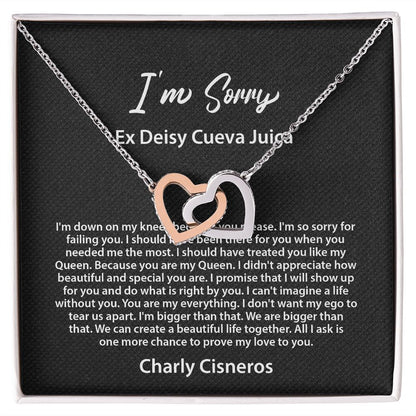 I'm Sorry Gift, Apology Necklace Charly Cisneros