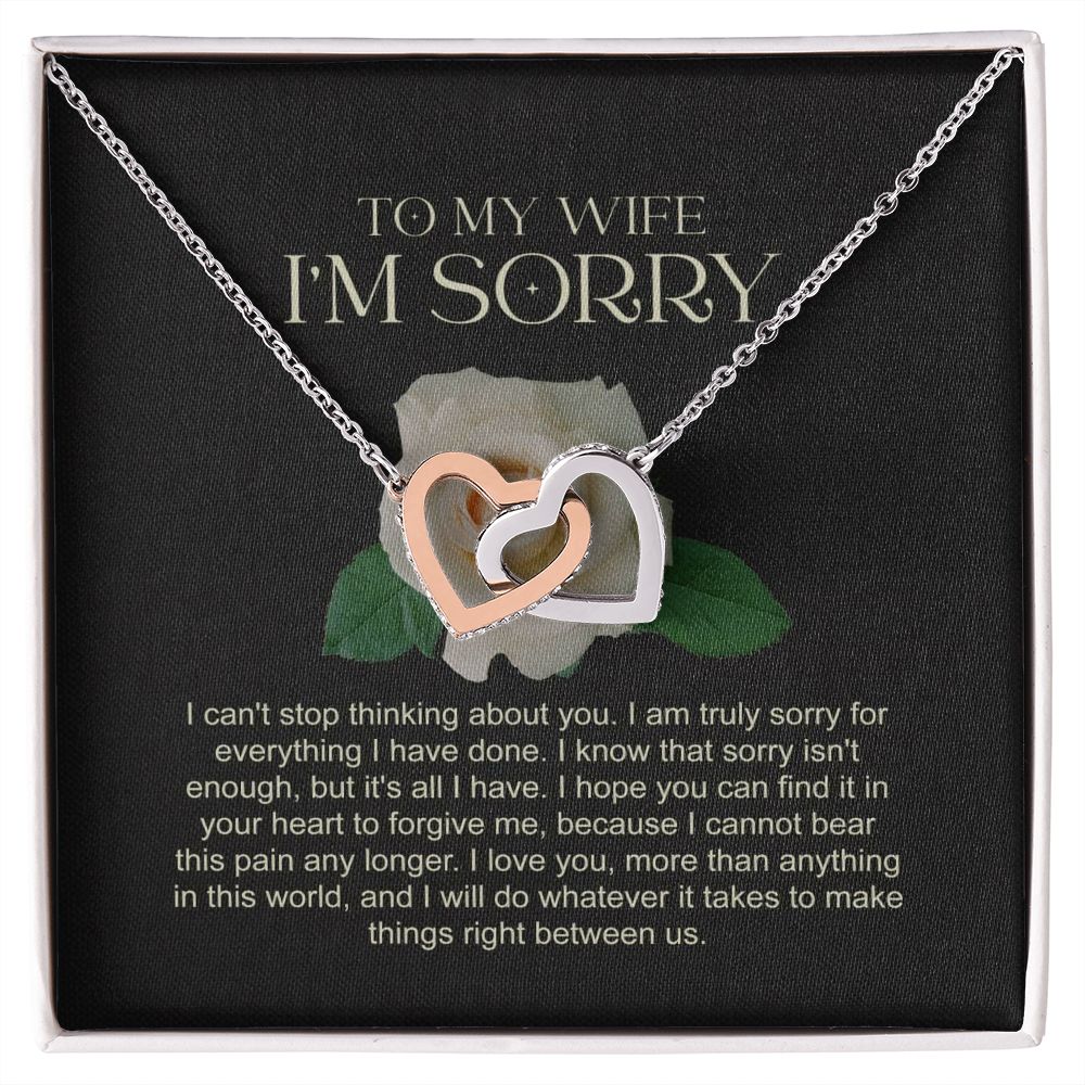 I'm Sorry Gift for Wife, Apology Gift for Her JWSN110639