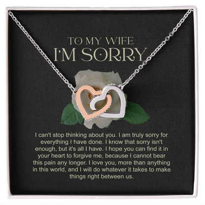 I'm Sorry Gift for Wife, Apology Gift for Her JWSN110639
