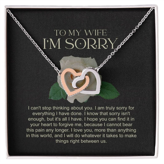 I'm Sorry Gift for Wife, Apology Gift for Her JWSN110639