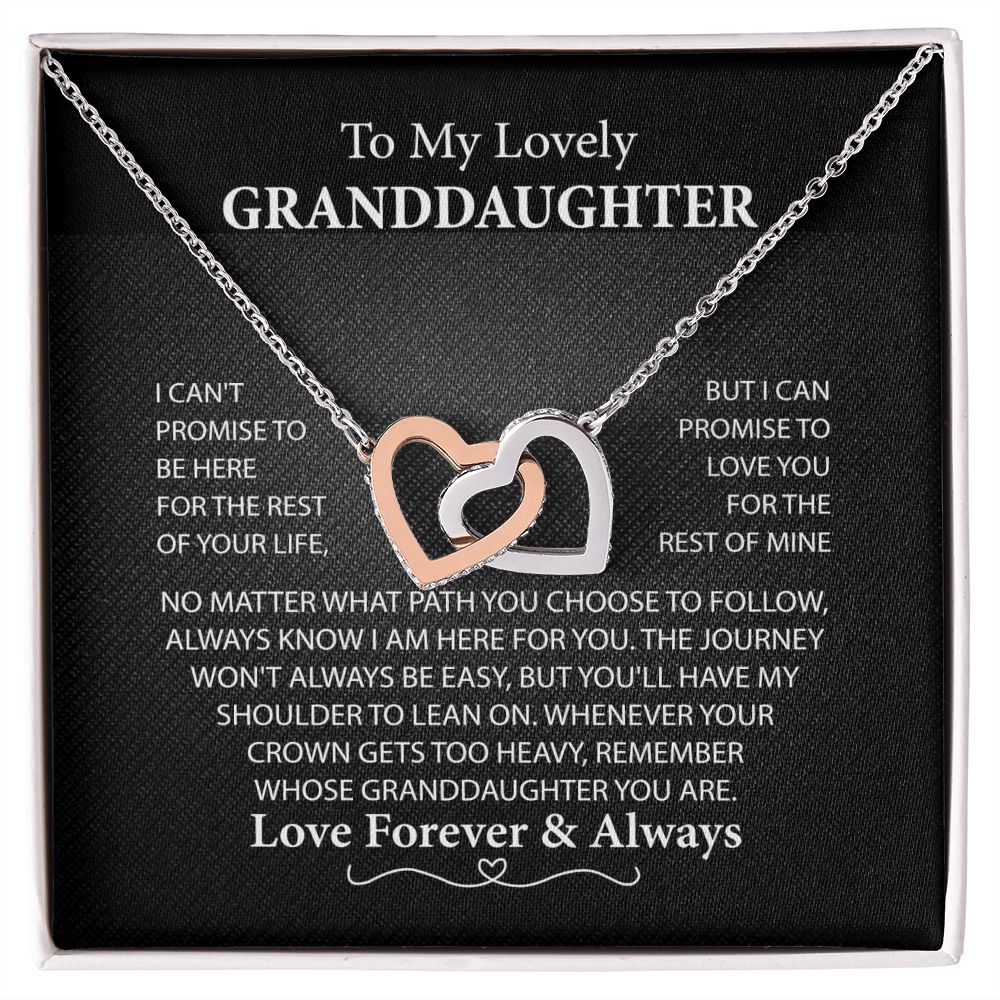 To My Lovely Granddaughter Necklace,B0BLTY75TG SPNKJW110426