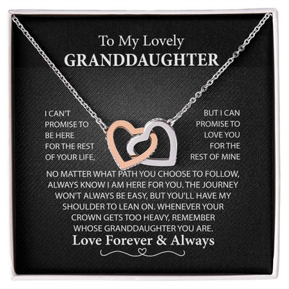 To My Lovely Granddaughter Necklace,B0BLTY75TG SPNKJW110426
