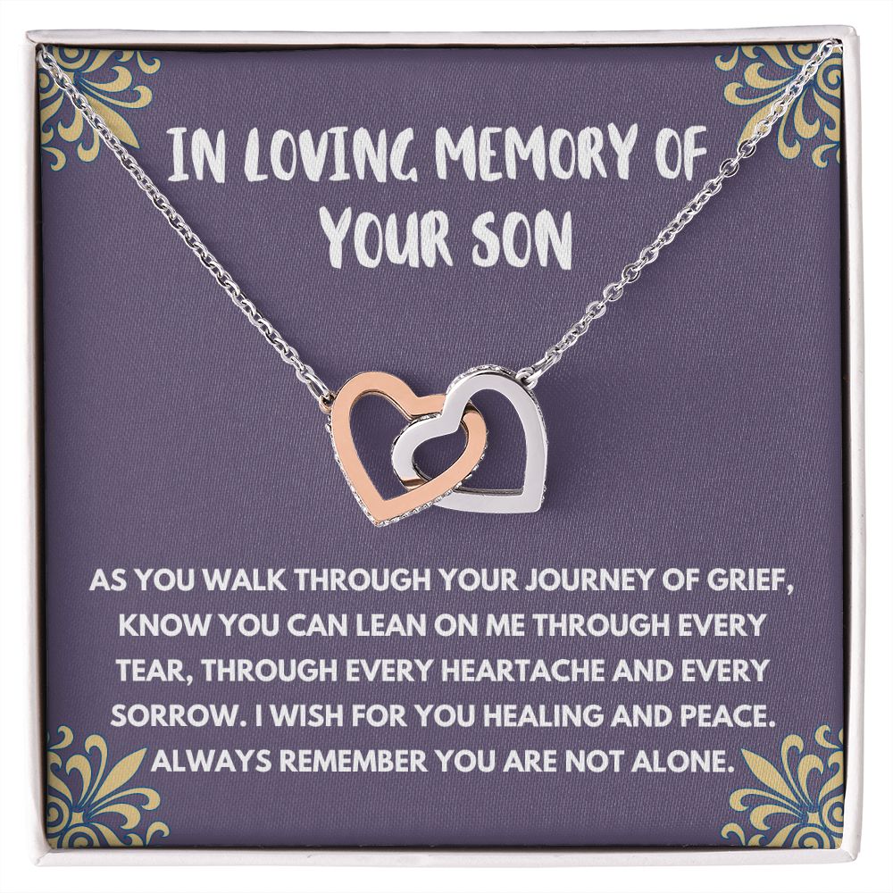 Loss of Son Memorial Jewelry - A Touching and Personal Gift for a Grieving Mother"