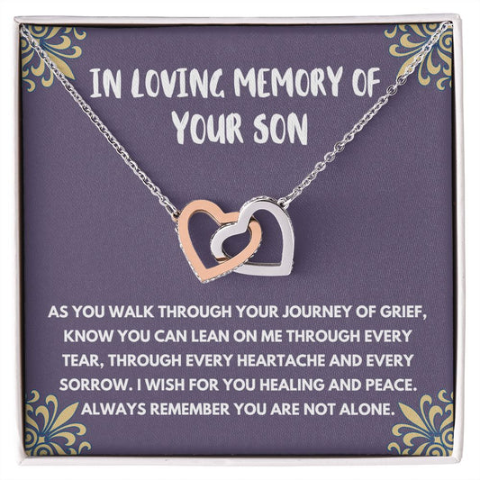 Loss of Son Memorial Jewelry - A Touching and Personal Gift for a Grieving Mother"