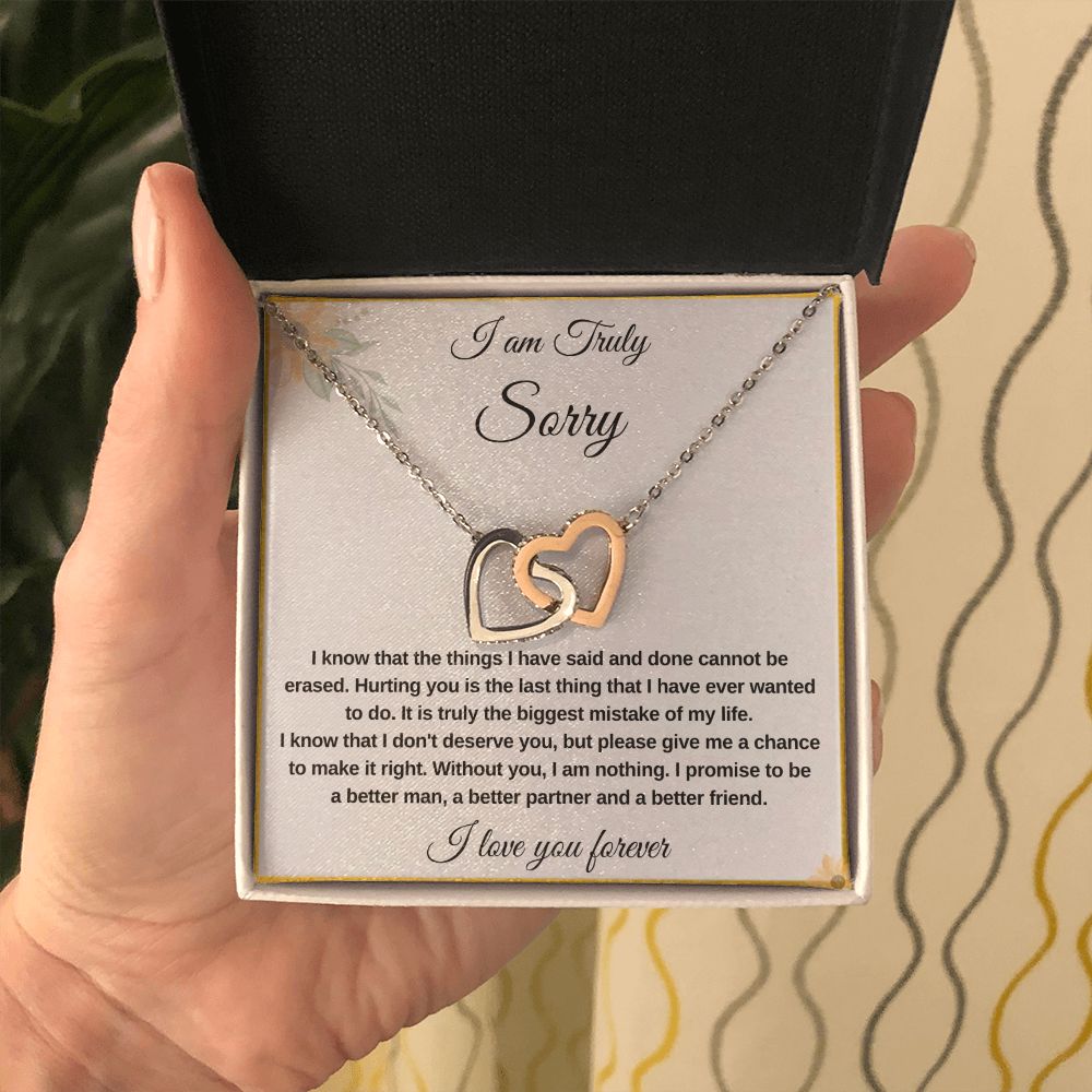 Im Sorry Gifts- Show Your Regret and Make Things Right, Apology necklace, Forgiveness gift, I'm sorry necklace SNJW23-020318
