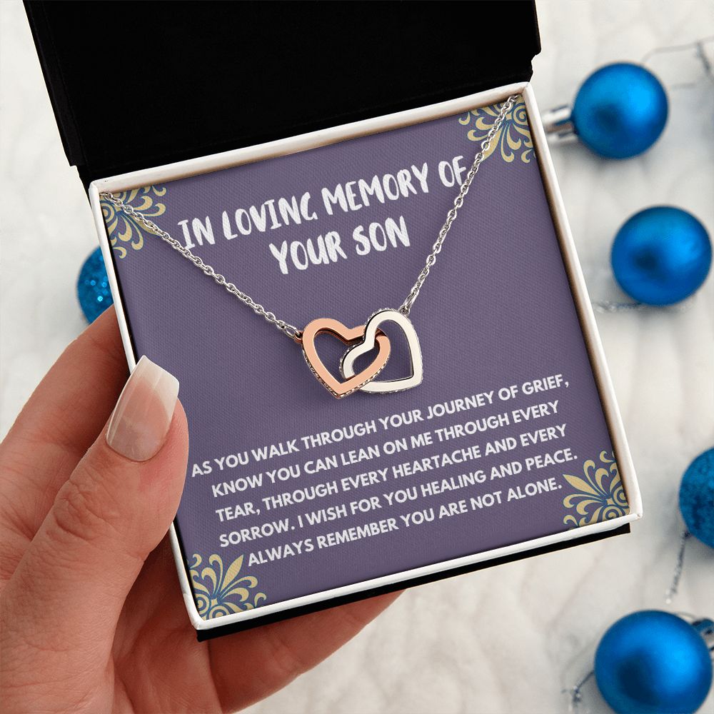 Loss of Son Memorial Jewelry - A Touching and Personal Gift for a Grieving Mother"