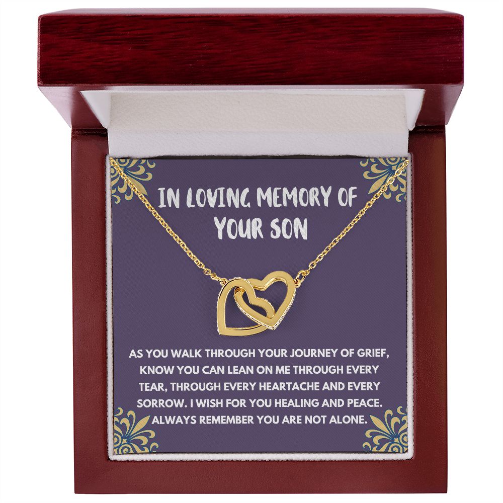 Loss of Son Memorial Jewelry - A Touching and Personal Gift for a Grieving Mother"