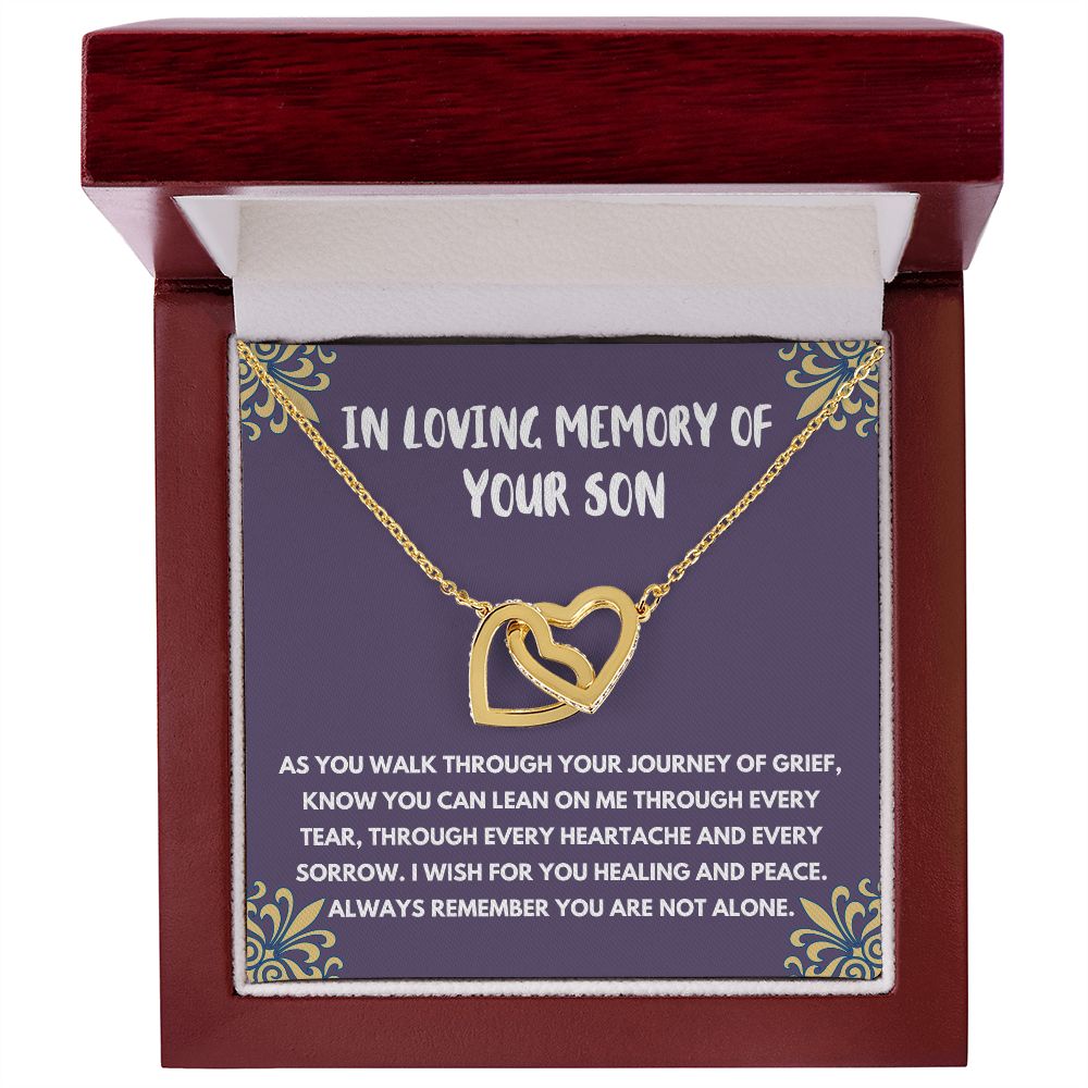 Loss of Son Memorial Jewelry - A Touching and Personal Gift for a Grieving Mother"