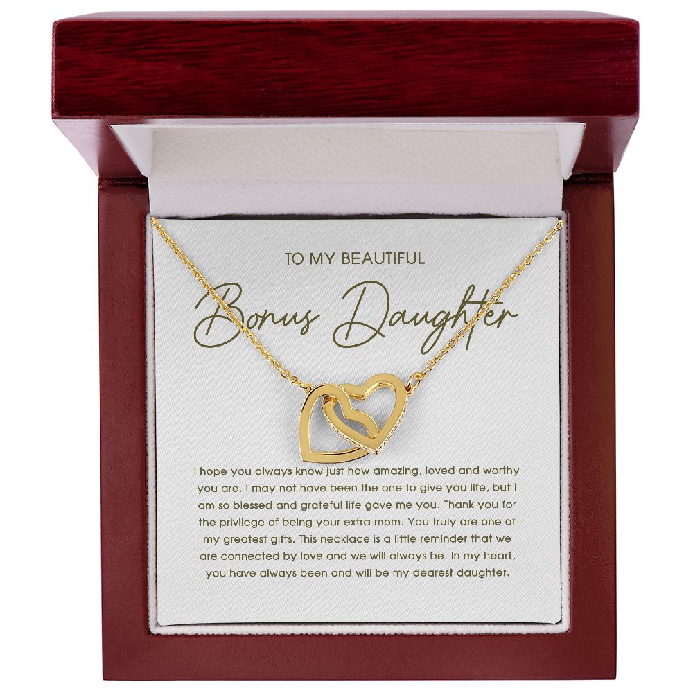 Bonus Daughter Necklace, Bonus Daughter Gifts, Stepdaughter Gifts, Step Daughter Jewelry, B0BNYCRHMW