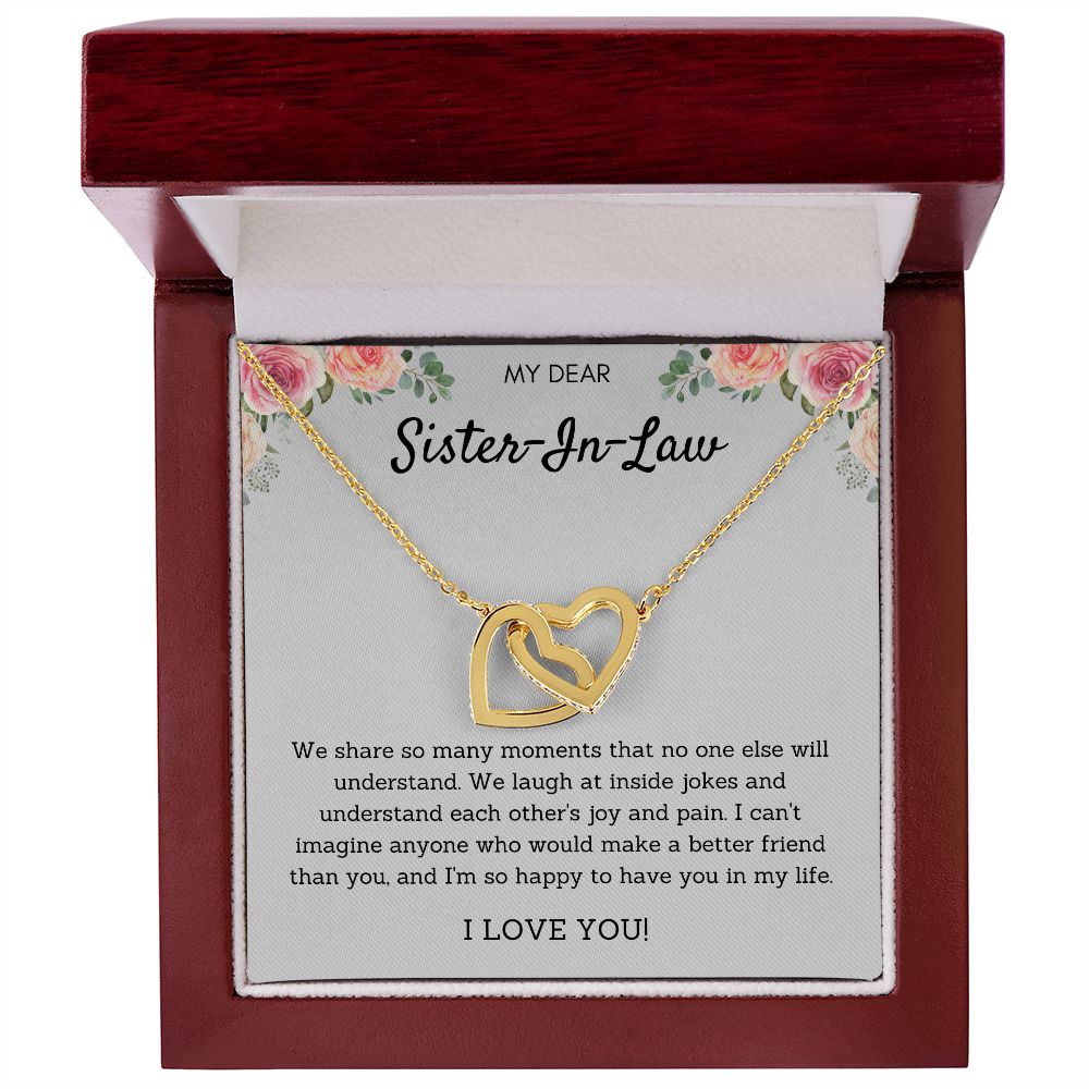 Sister-In-Law Pendant Necklace - Simple and Elegant Jewelry for Any Occasion, Birthday Gift, Christmas Gift, Sister in Law Gift from Bride, Gift for Sister in Law, sister in law necklace, wedding gift SNJW23-240208