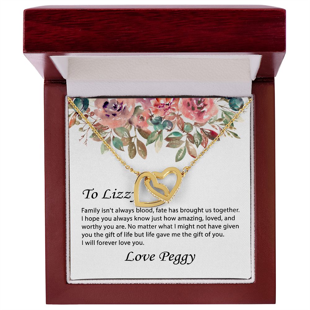 To Lizzy from Peggy