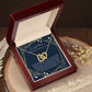 New US Citizen Gifts for Women, Interlocking Circle Necklace B0BMZB2FV6