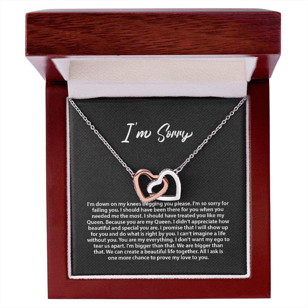 I'm Sorry Necklace Gift for Her, Apology Card for Girlfriend Forgiveness Gift For Wife/Girlfriend, Gift To Say Your Sorry, B0BLLWXFBH  JWSN110628