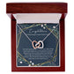 New US Citizen Gifts for Women, Interlocking Circle Necklace B0BMZB2FV6
