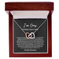 I'm Sorry Gift, Apology Necklace Charly Cisneros