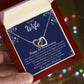 Happy 1st Anniversary - Create Lasting Memories with These Anniversary Gifts, Jewelry Card for Her, Best 1 Year Wedding Anniversary Gift Idea, Gift For Wife from Husband SNJW23-010312